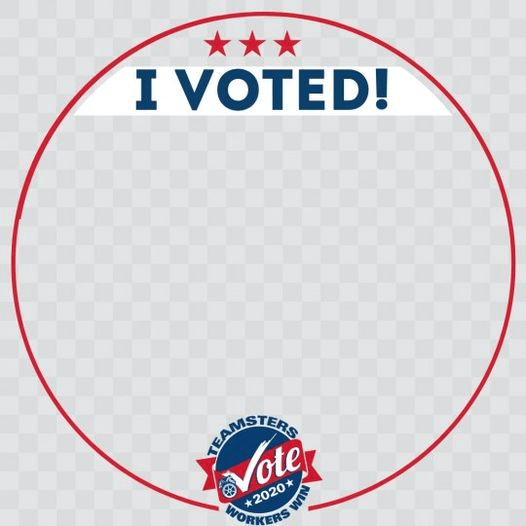 Download Teamsters "I Voted" Facebook Profile Frames International