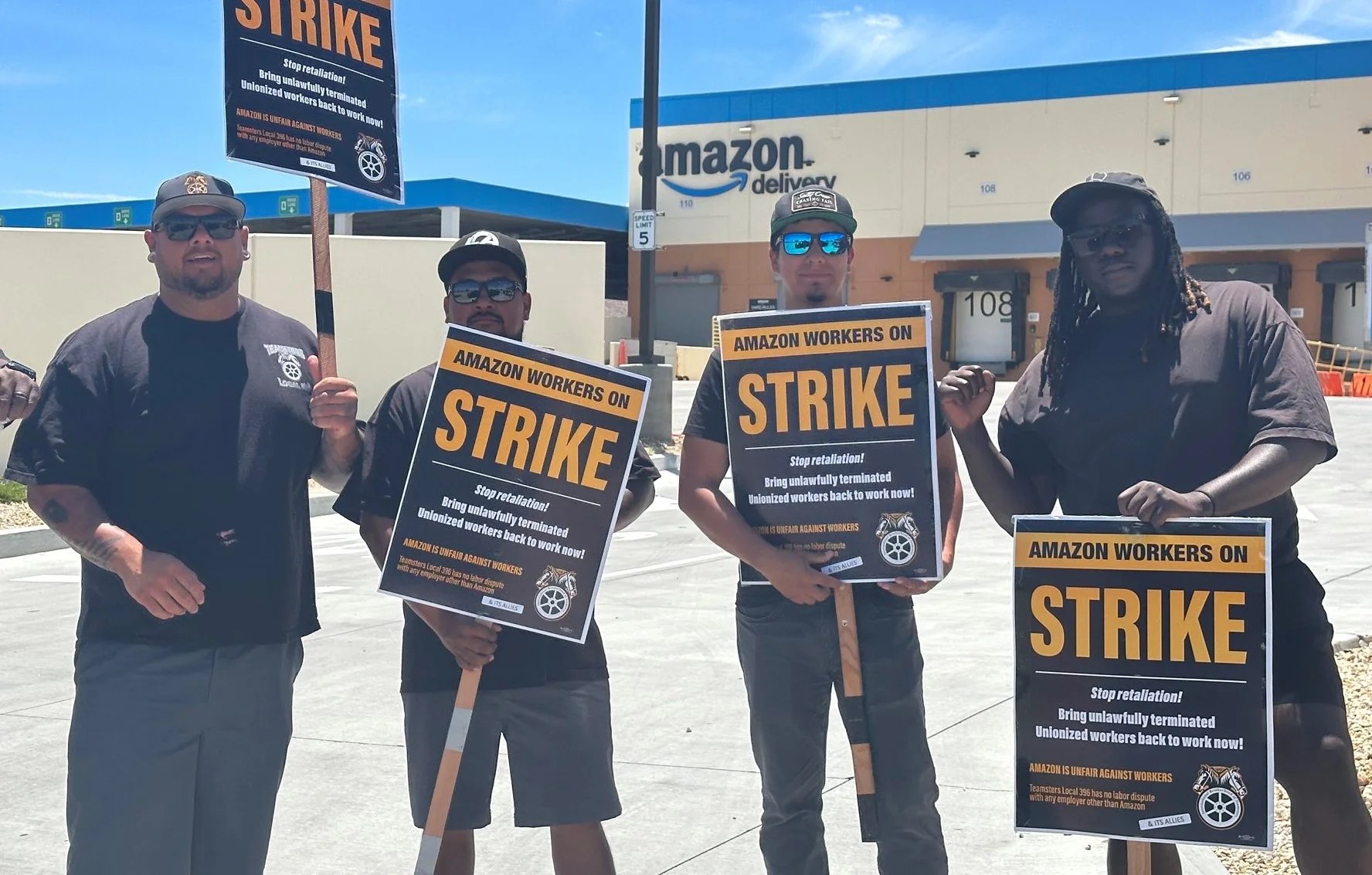 Amazon Teamsters Extend Picket Lines in ULP Strike International