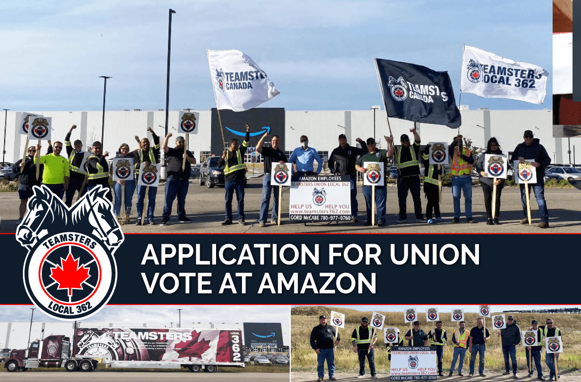 Teamsters Local Union 362 Files for Union Vote at Amazon Facility in