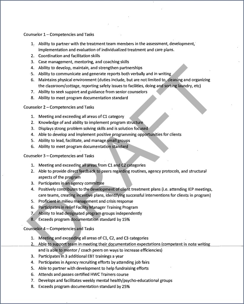 Edgewood Job Descriptions Draft Teamsters Local Union 856