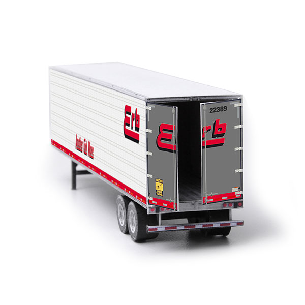 Semi Trailer Erb Transport Paper Model Kit
