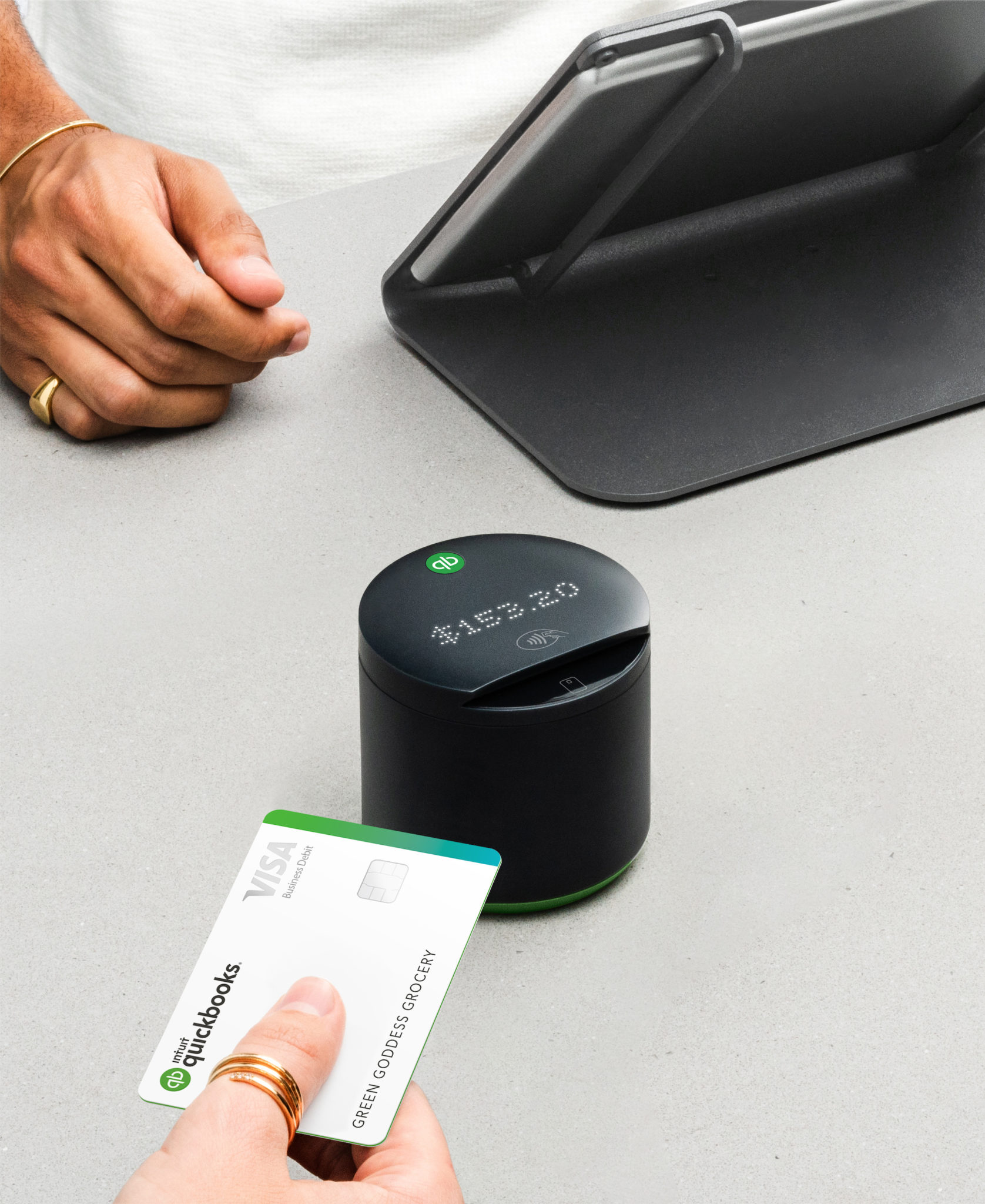 QuickBooks introduces new payments hardware for small