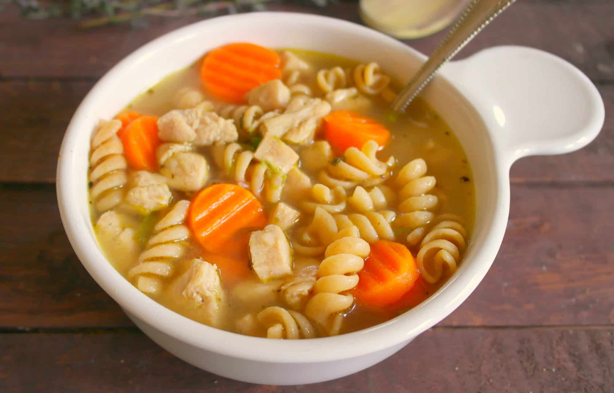 Home Cooked Comfort Taste In This 15 Minute Chicken Noodle Soup