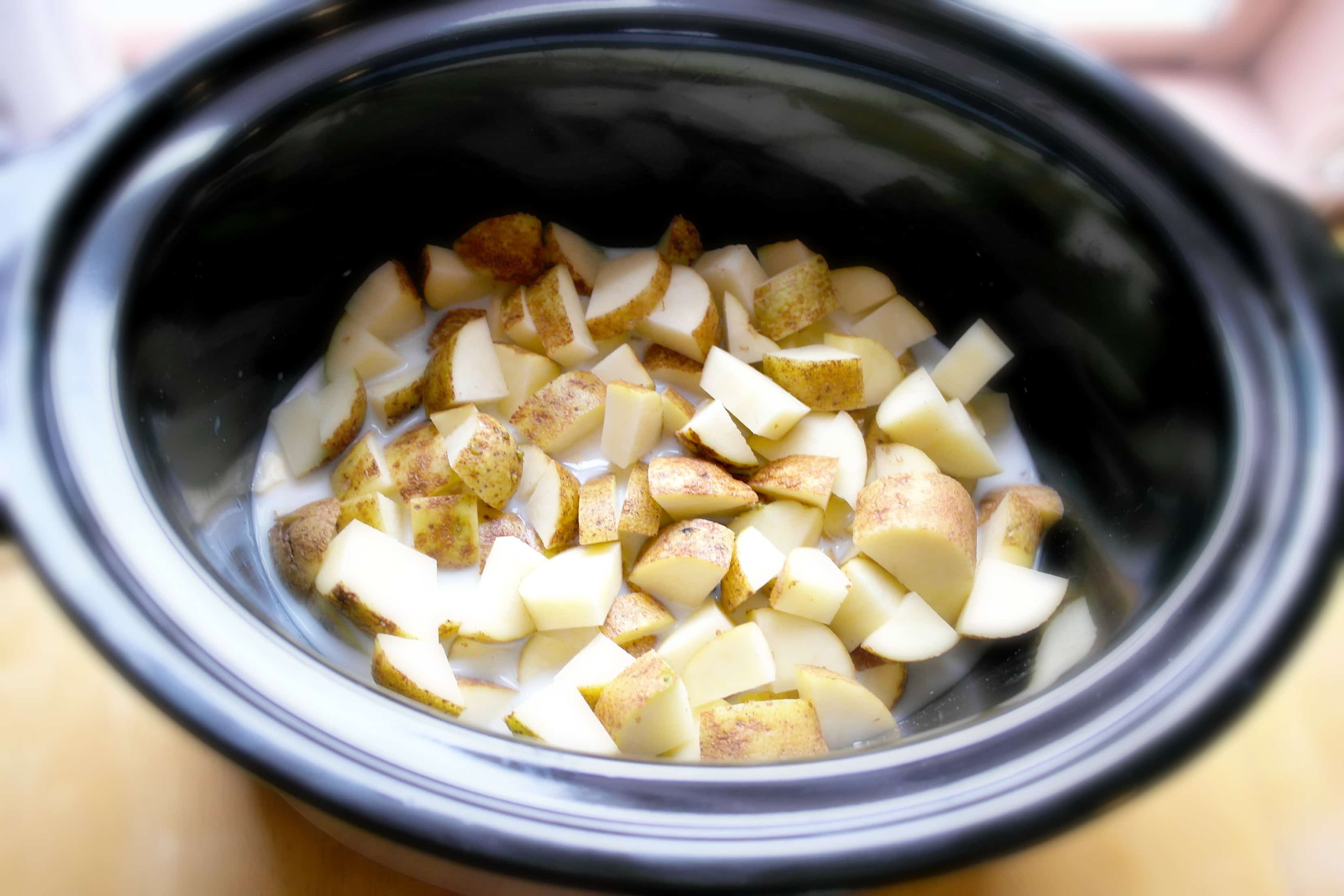 Slow Cooker Mashed Potatoes Teaspoon Of Goodness