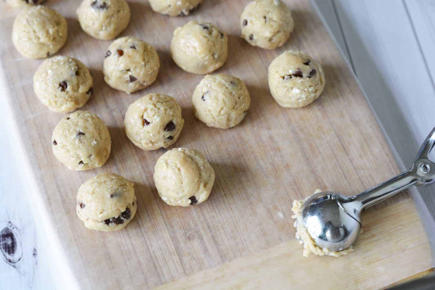 No Bake Chocolate Chip Cookies Ball Recipe Teaspoon Of Goodness
