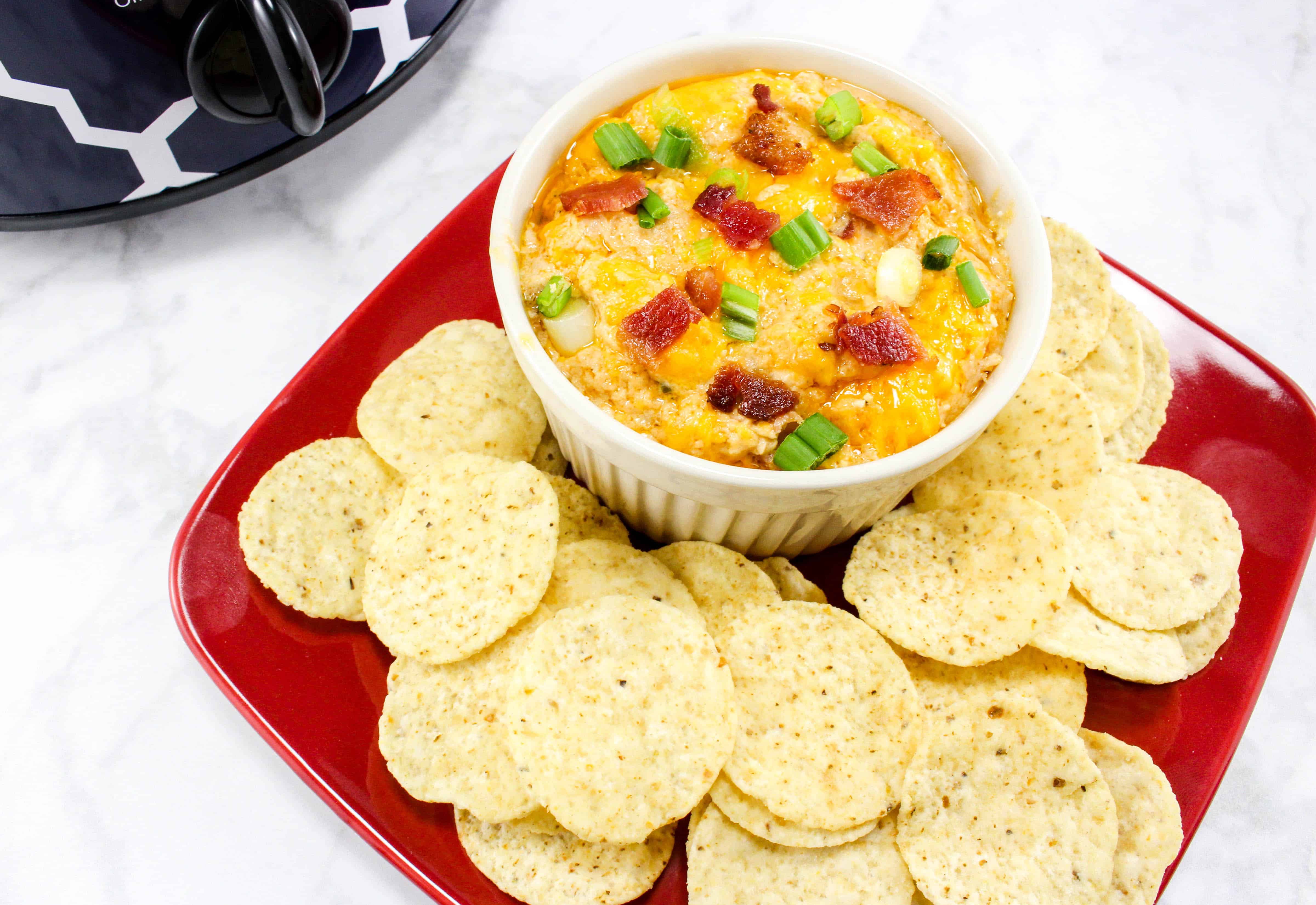 Crockpot BBQ Chicken Wing Dip Teaspoon Of Goodness
