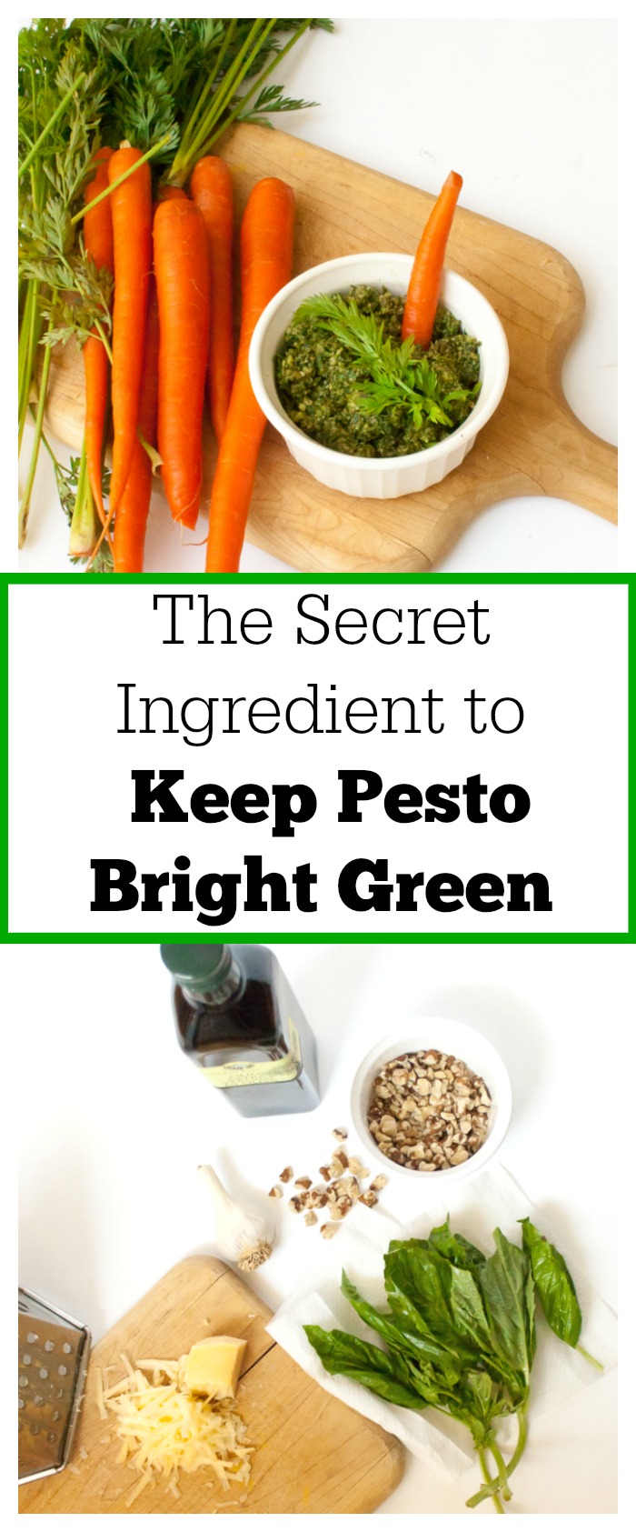 Secret Ingredient to Keep Pesto Green
