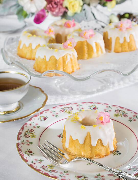Mini Lemon Bundt Cakes TeaTime Magazine