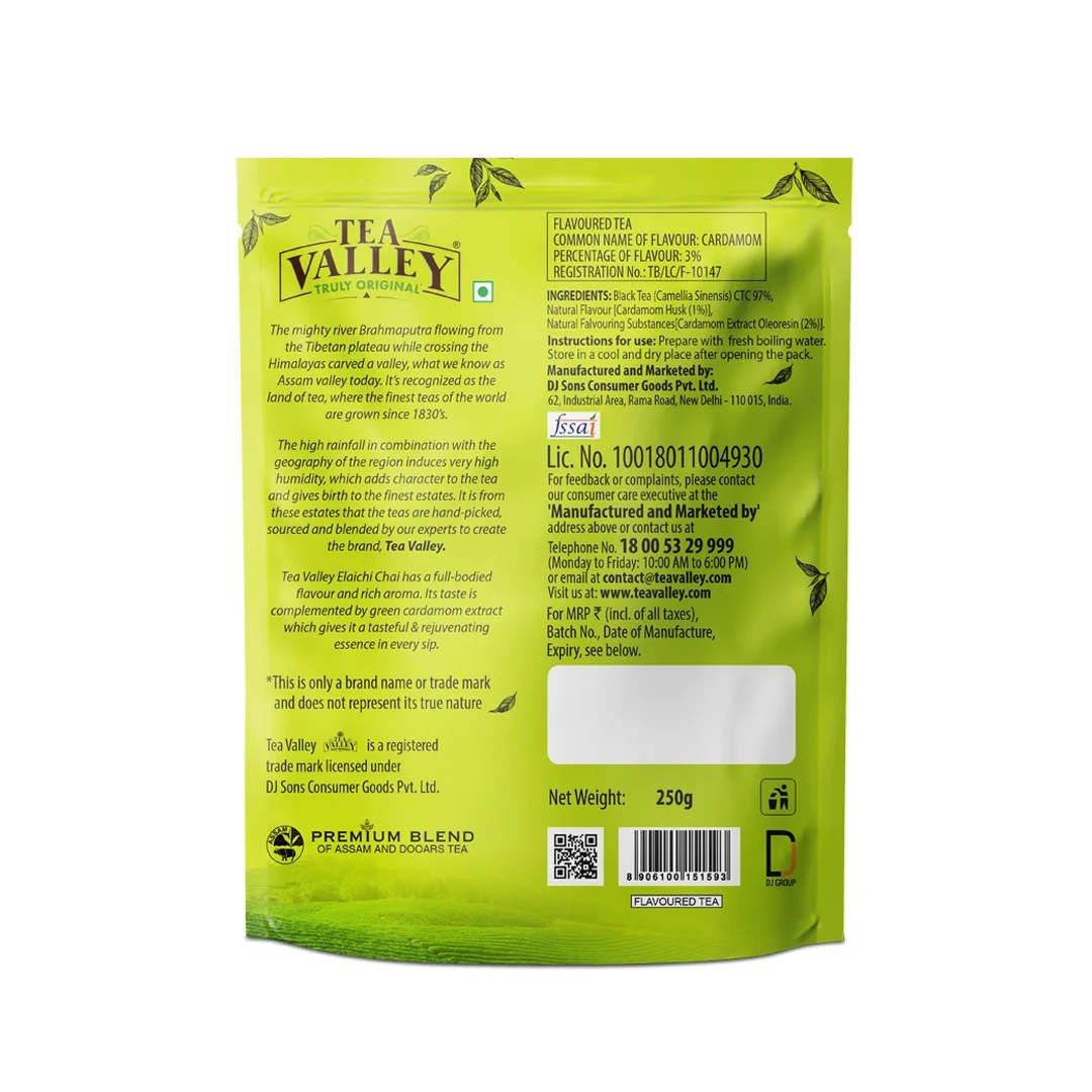 Tea Valley Elaichi Flavour Tea Tea Valley