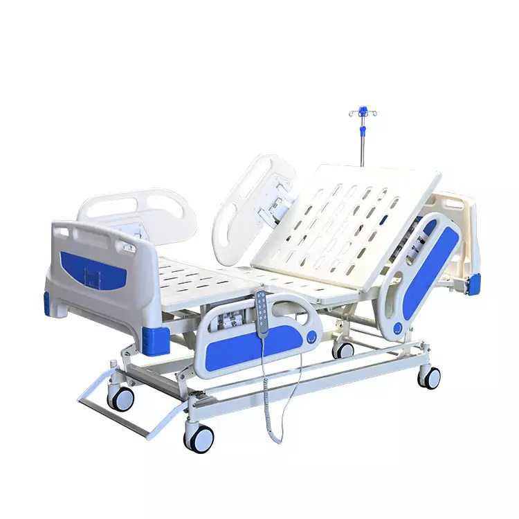 5 Functions Electric Hospital Bed Medical Supplier Medical Bed Wheelchair Factory