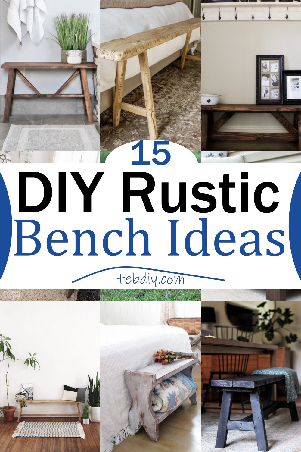 15 DIY Rustic Bench Ideas How to Build a DIY Rustic Bench Teb DIY