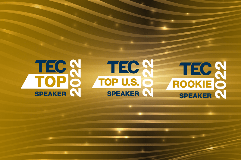 And the 2022 TEC Canada Speaker Award Winners Are...