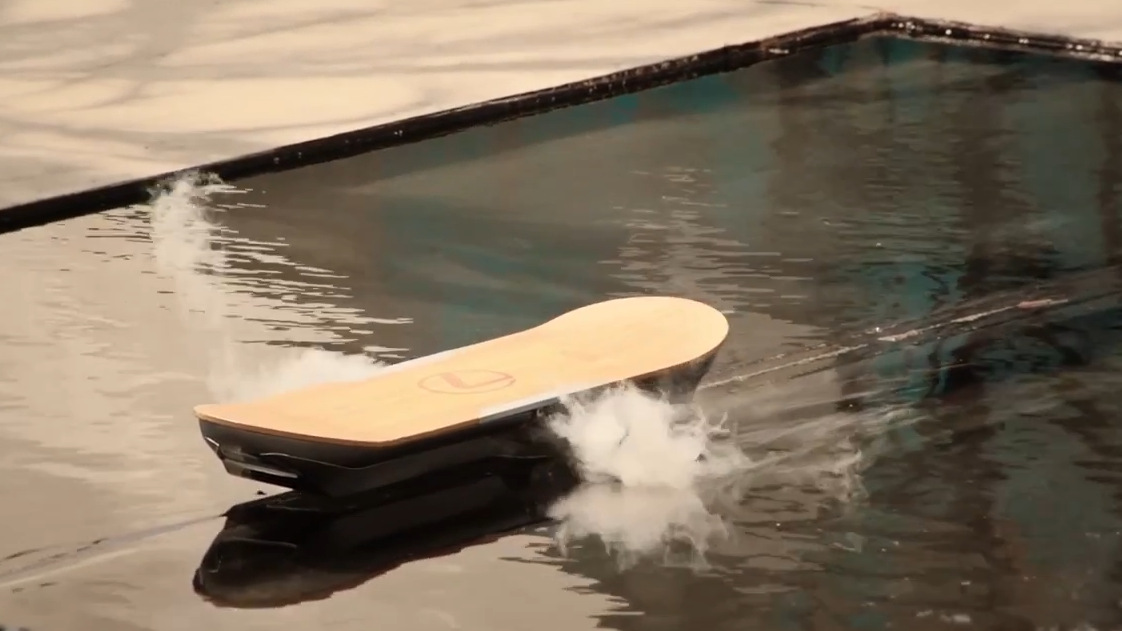 Así funciona la voladora Lexus Slide Hoverboard (Video) TEC