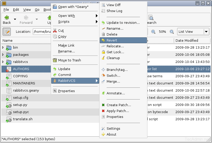 How To Install RabbitVCS on Ubuntu 15.10 & 14.04
