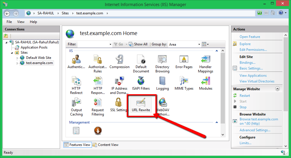 How to Enable URL Rewrite in IIS TecAdmin