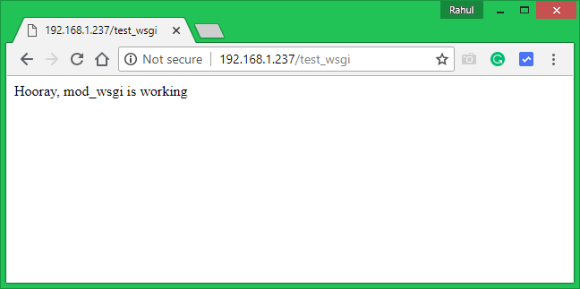 How to Install Apache with Python Mod_wsgi on Ubuntu 20.04 – TecAdmin