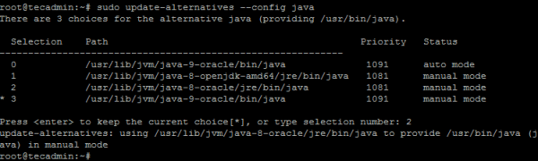 How to Switch Between Multiple Java Versions on Debian 9/8 TecAdmin