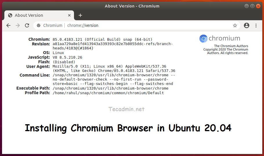 How to Install Chromium Browser on Ubuntu 20.04