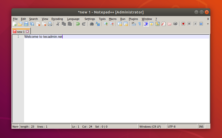 How to Install Notepad++ on Ubuntu 18.04 TecAdmin