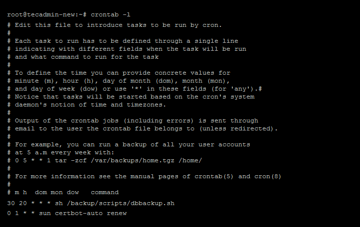 How to View or List Cron Jobs in Linux TecAdmin