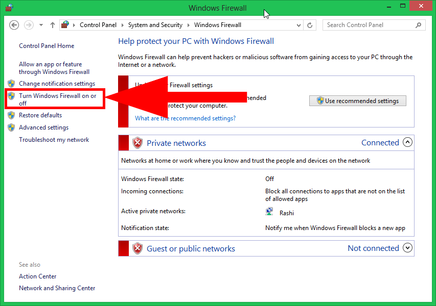 How to Enable / disable Firewall in Windows LaptrinhX