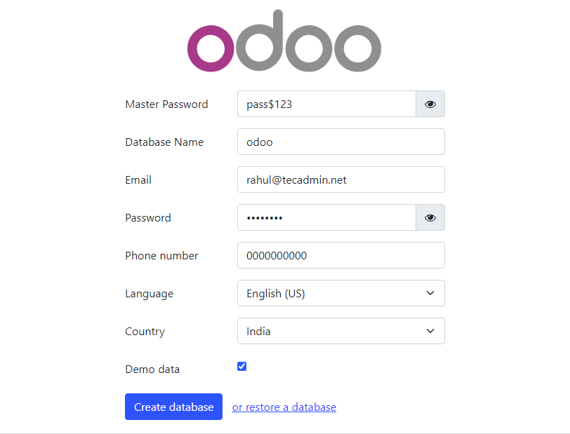 How To Install Odoo 16 on Ubuntu 22.04 (Jammy) TecAdmin