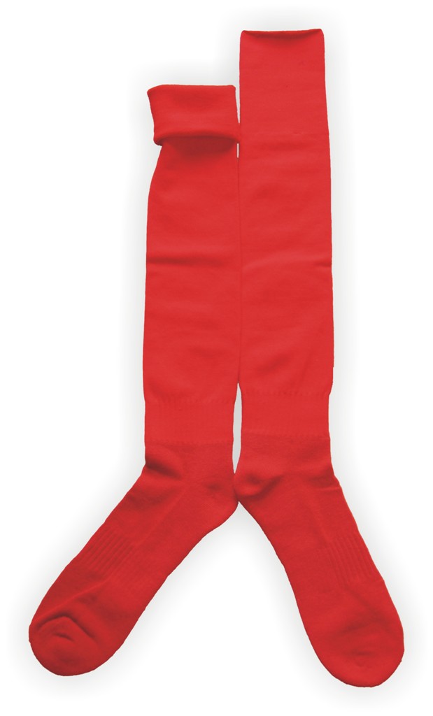 Teamwear Plain Socks Soccer Red Socks Tecbo