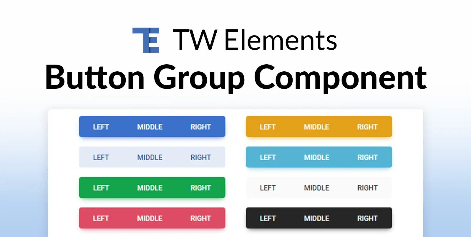 Tailwind CSS React Button Group Free Examples & Tutorial