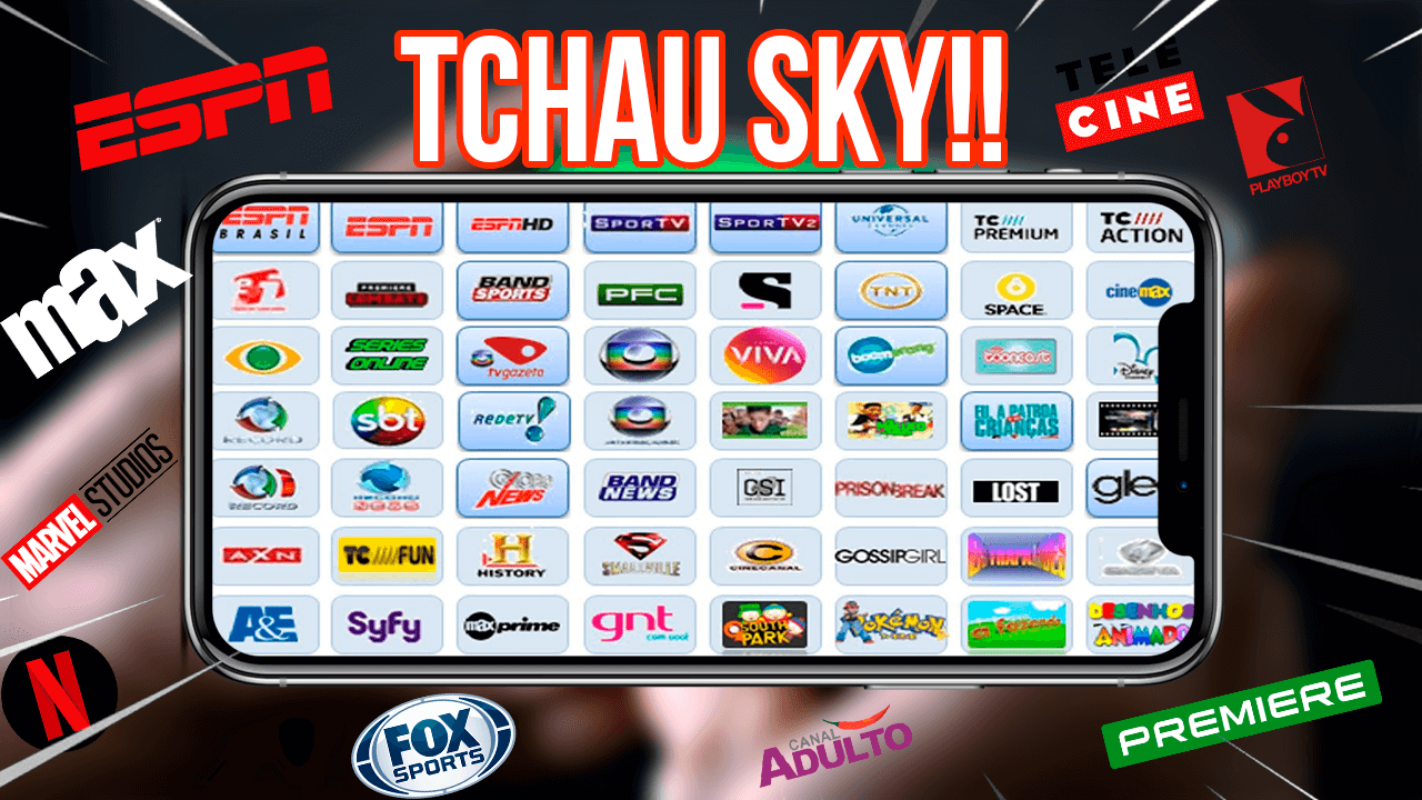 ADEUS SKY!! OS MELHORES APLICATIVOS PARA ASSISTIR CANAIS DE GRAÇA