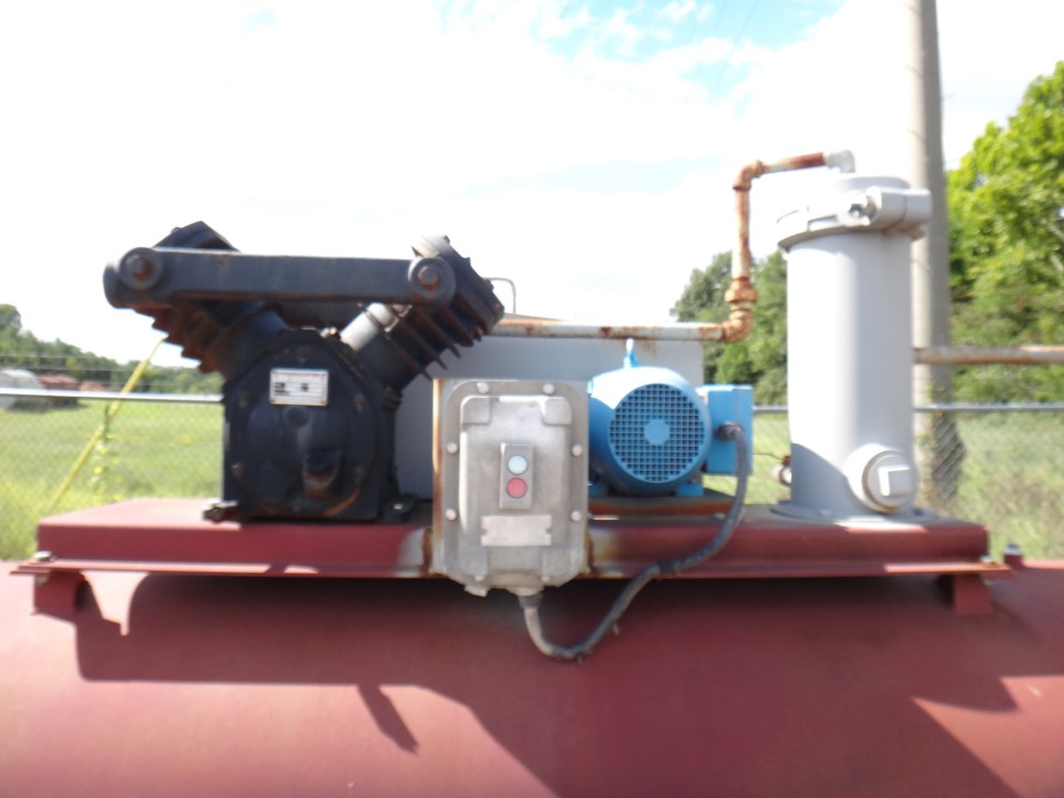 Degasser Horizontal Vacuum Degasser, Air Marshall Compressor