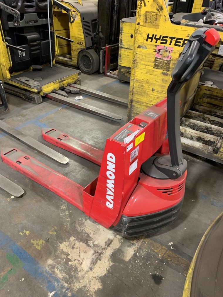 2010 Raymond 102TF45L Electric Pallet Jack, 24V, Transamerican