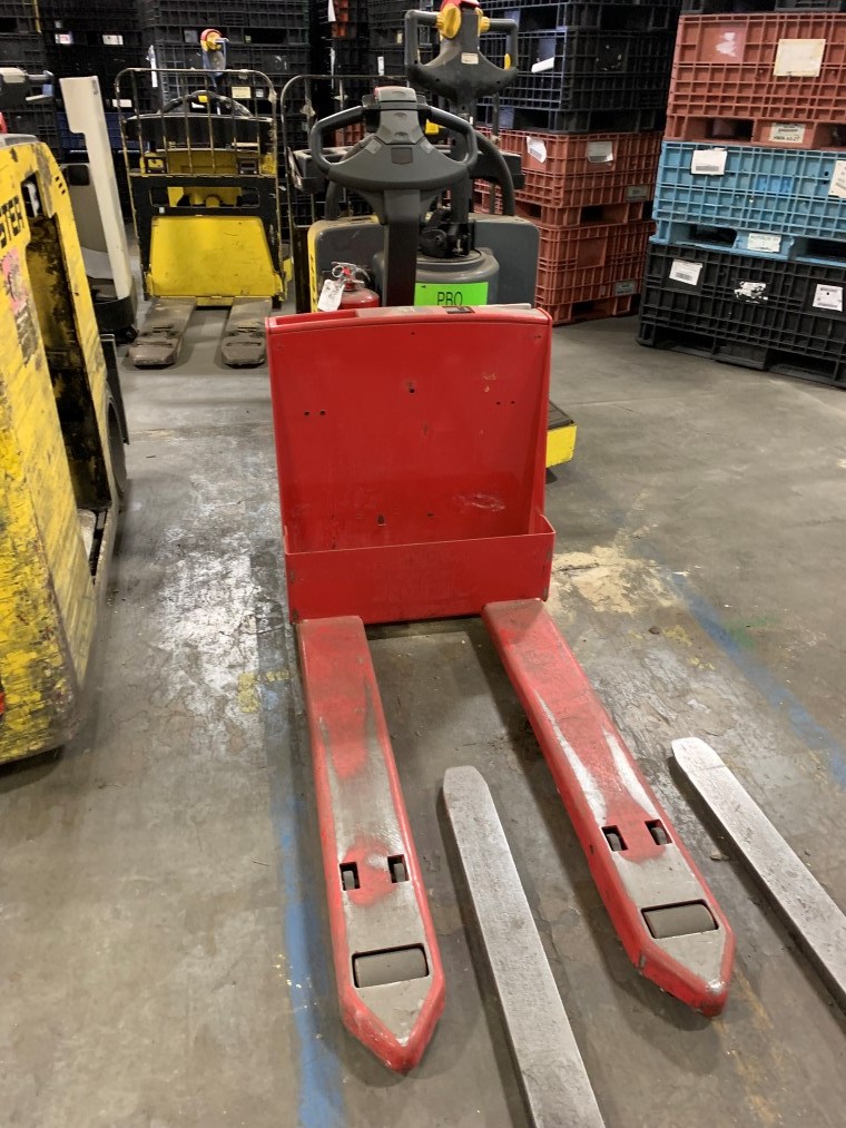 2010 Raymond 102TF45L Electric Pallet Jack, 24V, Transamerican