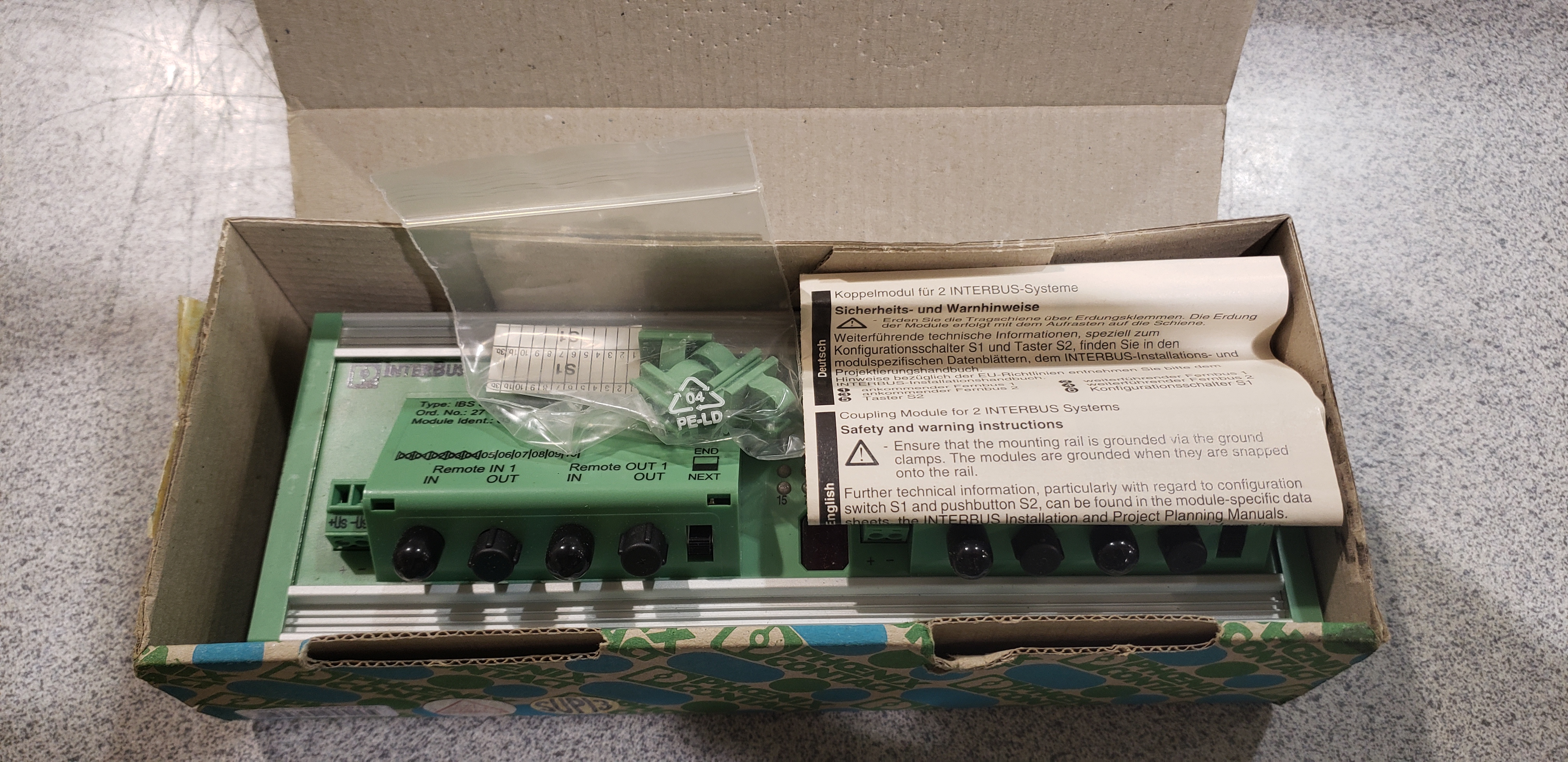 Phoenix Contact IBS CT 24 IO GTLK, Transamerican Equipment Company