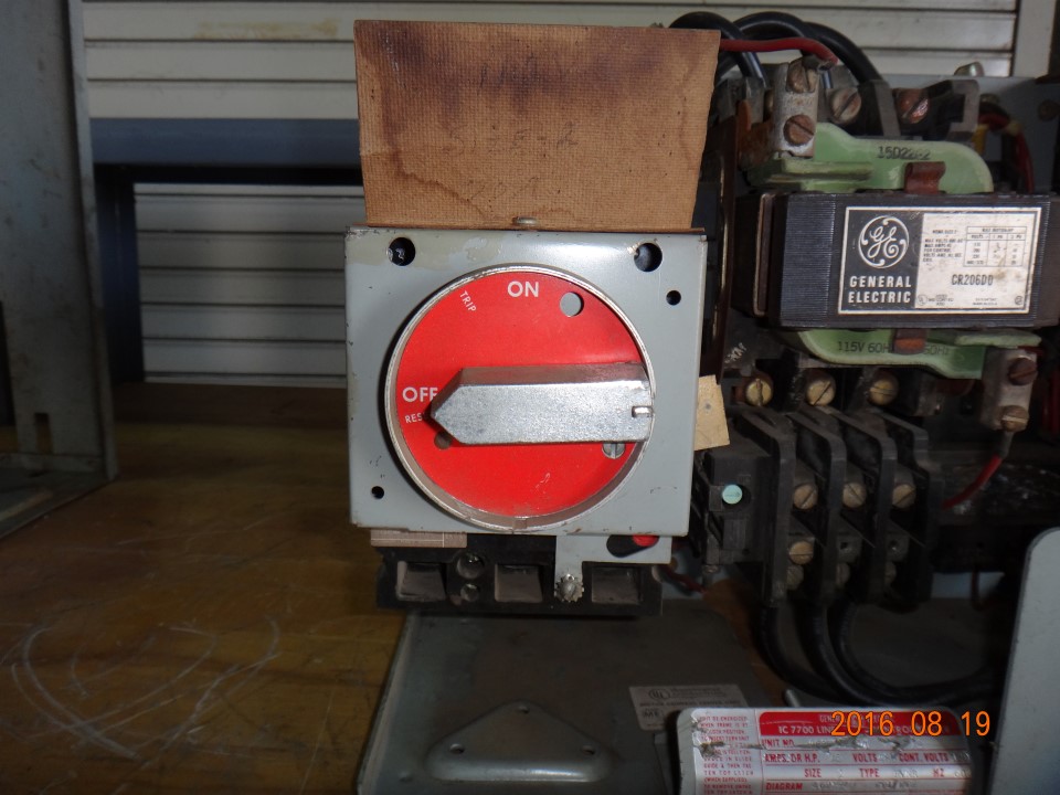 General Electric IC7700 size 2 Motor Control Center Buckets