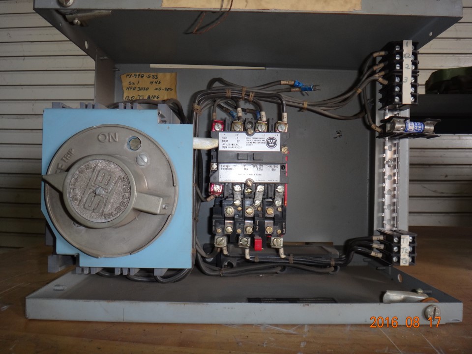 Nelson Electric 1035E Series Size 1 Motor Control Bucket, Transamerican