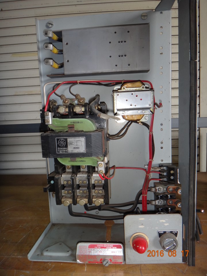 General Electric 7700 size 3 Motor Control Center Bucket, Transamerican