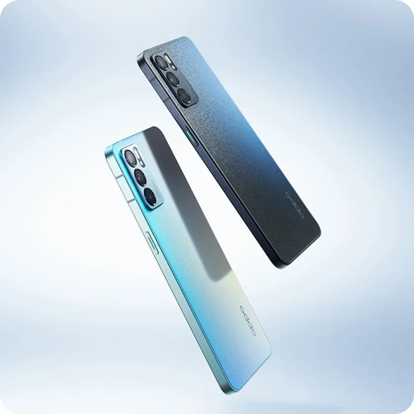 OPPO Reno6 5G; Iconic Reno Design with the Reno Glow
