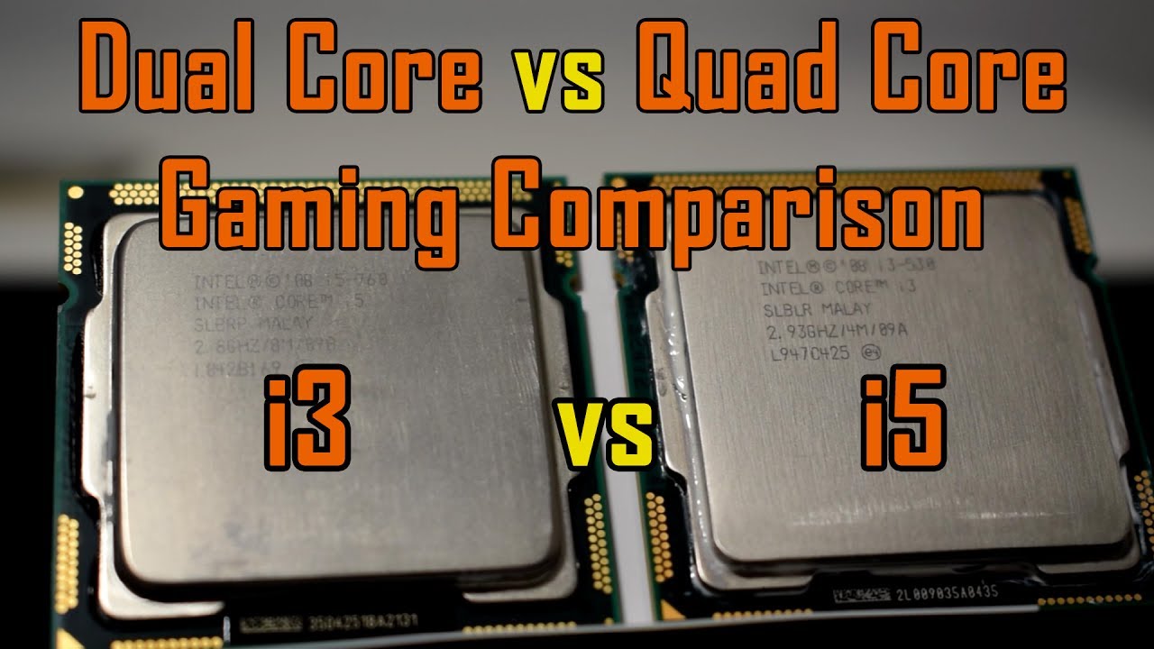 4 Cores vs 4 Threads Gaming Test Comparison Intel Core