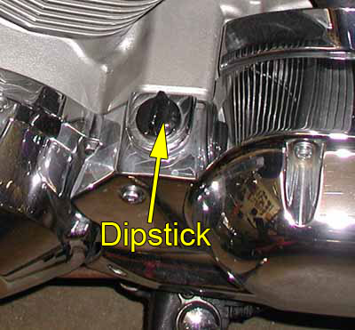 Chaning the oil on the Honda VTX | Bareass Choppers Motorcycle Tech Pages