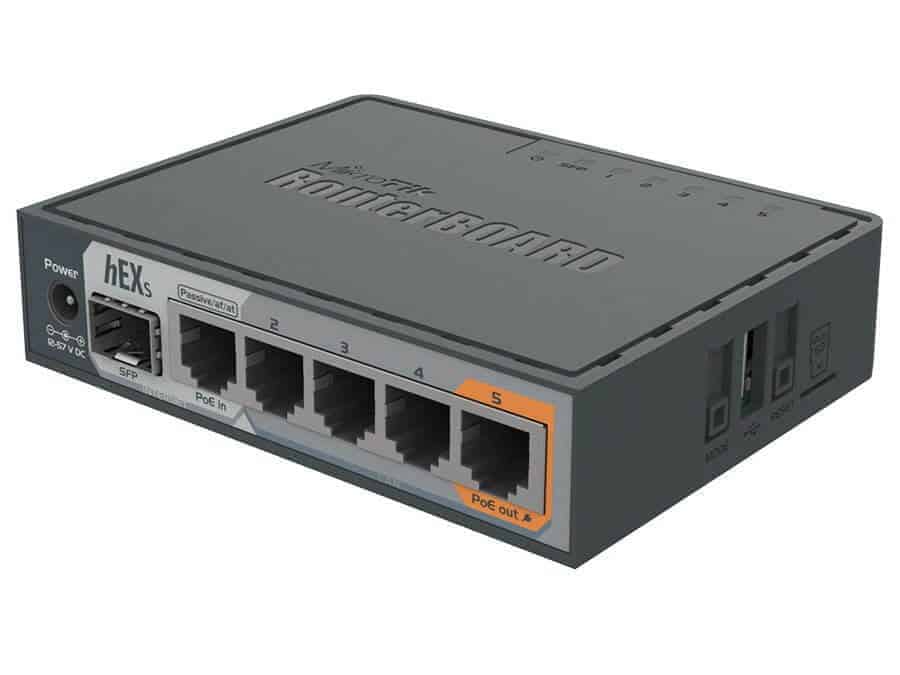 MikroTik hEX S 5 Port Gigabit 1SFP Desktop Router tech.co.za