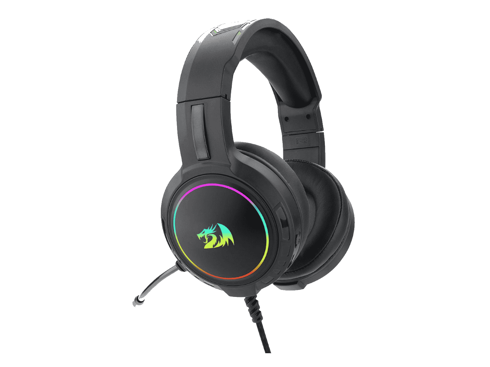 Redragon OverEar MENTO Aux RGB Gaming Headset Black tech.co.za