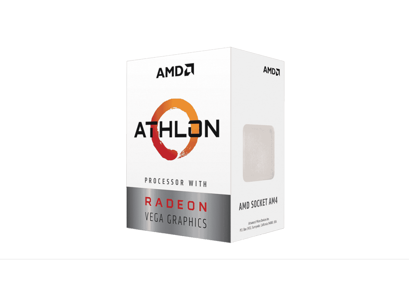 TRAY CPUAMD Athlon 3000G SKT AM4 CPU; 2 Core/4 Thread; Base Clock 3