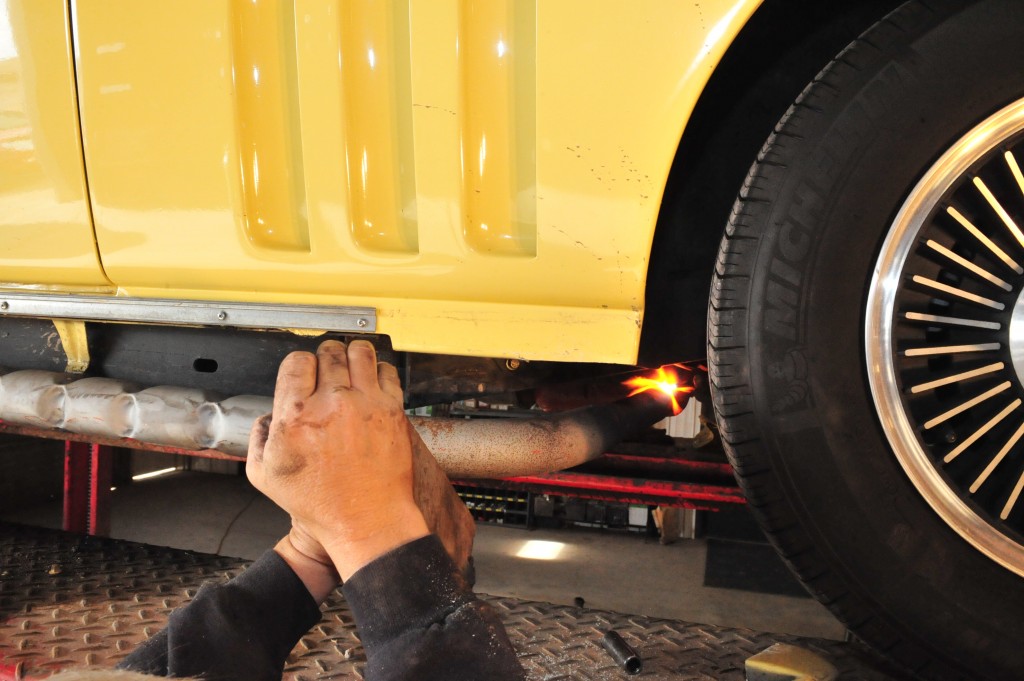 Installing Side Pipe Exhaust on a C2 Corvette CC Tech