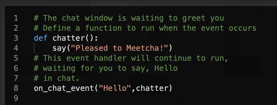 Event Handlers In Python Notebooks With Minecraft Education Edition Tech With Class