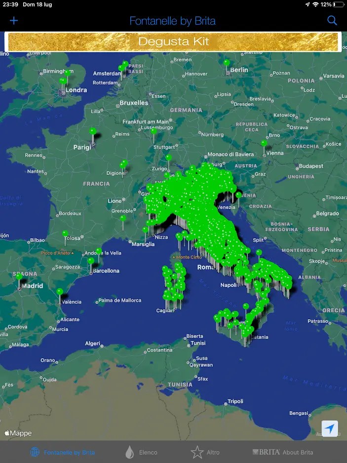 Fontanelle by Brita mappa delle fontanelle nel mondo