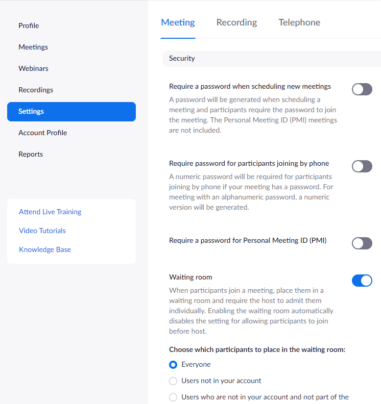 Zoom Security Change Postponed News University IT
