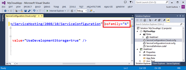 Azure Deployment The feature named NetFx451 that is required by the