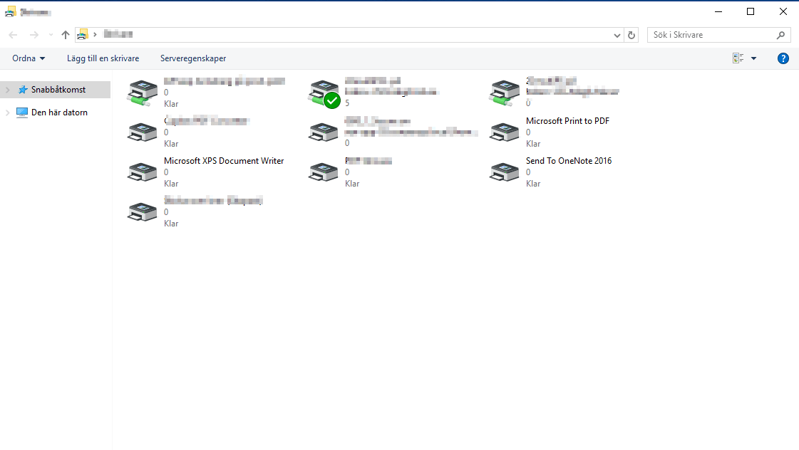 Printers disappeared in Devices and Printers Xenit Technical