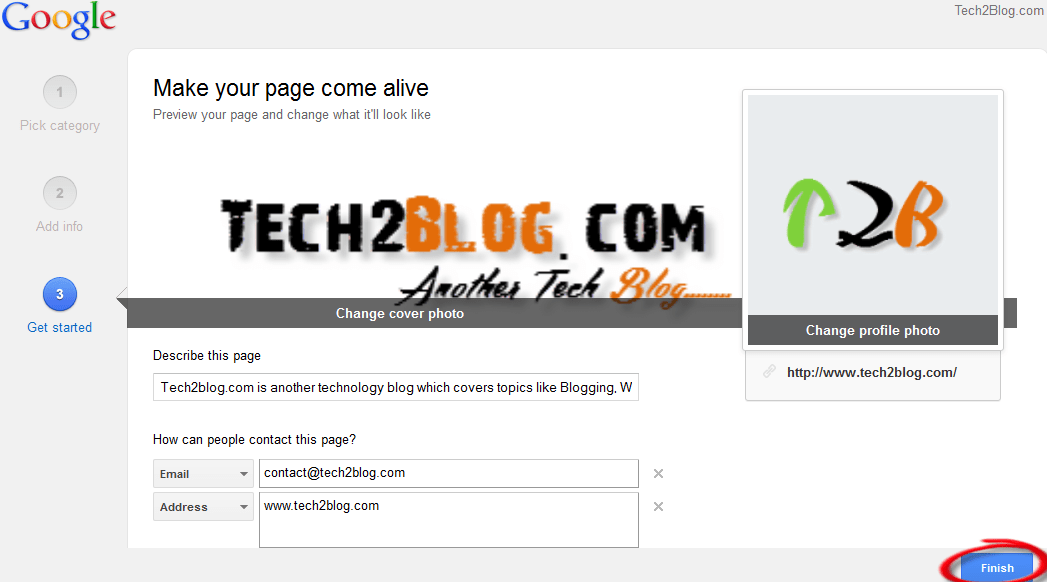 How To Create Google Plus Page For Website