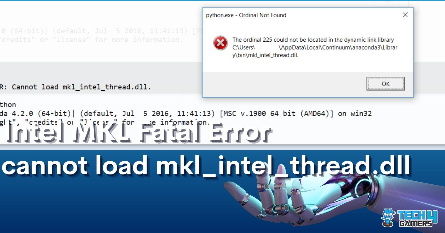 Intel MKL Fatal Error Cannot Load Mkl_Intel_Thread.dll [FIXED]